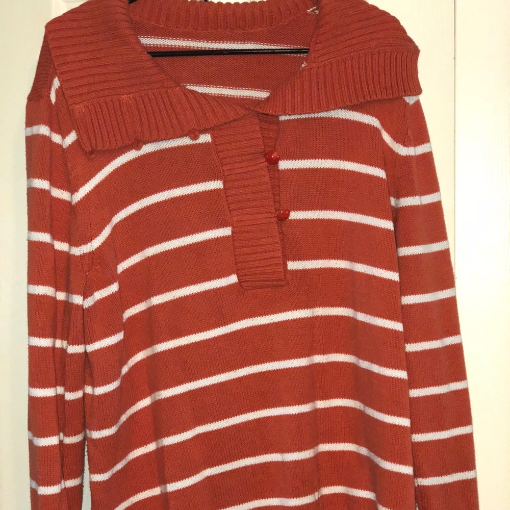 Women’s Plus Orange Sweater